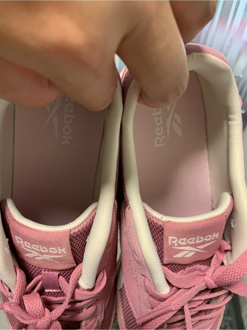 Pink Reebok Sneakers - Size 9 - Picture 9 of 10